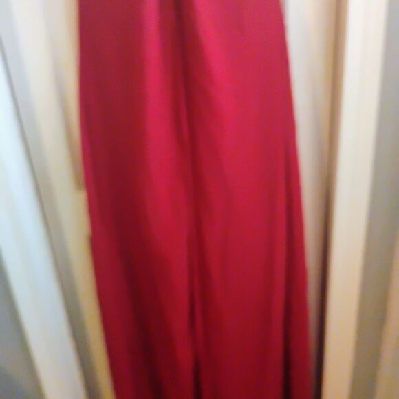 Poly Usa Red Sweetheart Sleeveless Maxi Sundress - Picture 4 of 17